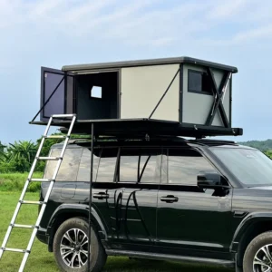 OEM Electric Hard Shell Roof Top Tent Automatic Pop up Car Camping Tent with LED Light for SUV