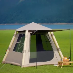 Outdoor Camping Fully Automatic Waterproof Inflatable Tent Thickened Heavy Rain Gear