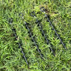 Outdoor Camping Galvanized Ground Anchor Peg Custom Surface Treatment