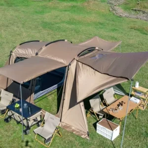 Outdoor Camping Glamping Waterproof Canopy Pop Up Marquee Portable Tunnel Tent