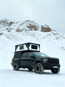Outdoor Camping Hard Shell Roof Top Tent Aluminum Pop Up Truck Camper For F150 Tacoma