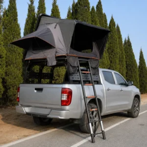 Outdoor Camping Hard Shell Roof Top Tent Large Space Foldable for 4 5 Person SUV Truck Rooftop Tent