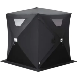 Outdoor Camping Hunting Ice Fishing Tent Waterproof Portable Folding Popup Oxford Fabric Zippered