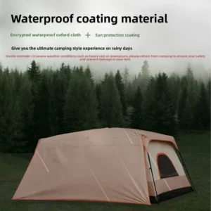 Outdoor Camping Mountaineering Tent Two-Room One-Hall Tent