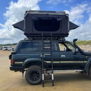 Outdoor Camping New Design Large Space Roof Top Tent Foldable Oxford Softshell Waterproof Quick Setup for SUV Four Season Use