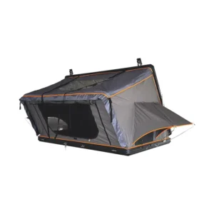 Outdoor Camping Oxford Fabric Aluminum Alloy Roof Top Tent 3 Person Waterproof Double Layer Quick Setup SUV