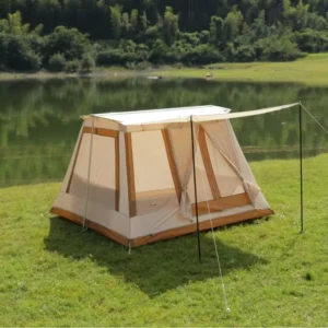 Outdoor Camping Roof Tent Oxford Cloth Rainproof Sunshade Canopy Four Seasons Portable 300x300x200CM
