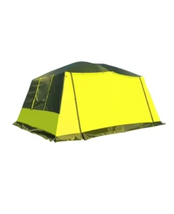 Outdoor Camping Tent Double-layer Two-room Awning Tent Rain Protection 6-10 People