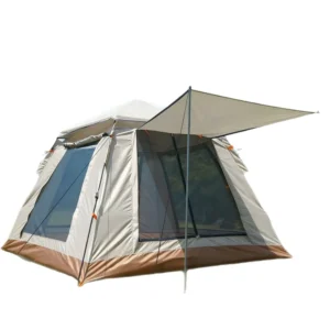 Outdoor Camping Tent Hiking Folding Tent Windproof Waterproof Pop Up Dome One Bedroom 5+ Person Four Season 3 4 Person Quick