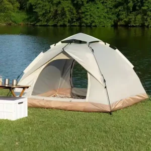 Outdoor Camping Tent Portable Quick-Opening Thickened Rainproof Oxford Fabric Beach Park Equipment