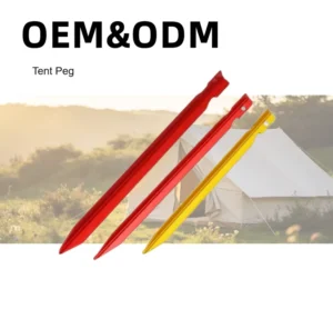 Outdoor Camping Tent Y-Shape 18 cm 7000 Aluminum Tent Pegs E1003