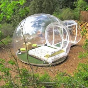 Outdoor Camping Transparent Inflatable Bubble Dome Igloo Lawn Tent