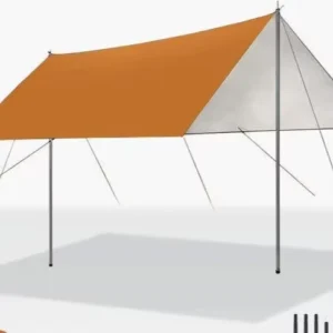 Outdoor Camping Vehicle-Mounted Canopy Tent Sunshade UV Protection Waterproof Multi-Functional Lawn Canopy