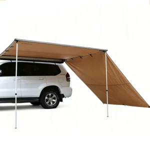 Outdoor Camping Vehicle Side Tent Pole Bracket with Sunshade Cloth Lightweight Folding