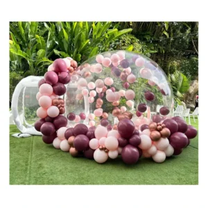 Outdoor Camping Wedding Party Inflatable Bubble Tent Transparent Dome Tent PVC Globe Clear Inflatable Bubble House Balloon House