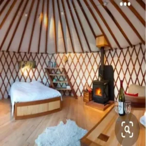 Outdoor Camping Yurt 6m or 8m Double Insulation Luxury Mongolian Yurt Tent