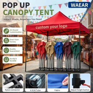 Outdoor Canopy Tent Custom Design Event Tent for Exhibition Market Fair Camping Activities
