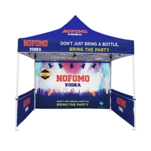 Outdoor Canopy Tent With Wall Advertising Event Trade Show Display Custom Print 10×10 Pop up Tent