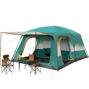 Outdoor Canopy Tent for Party Two Bedrooms and One Living Room 5-8 People 8-12 People Rain Proof Camping Tent