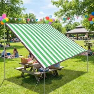 Outdoor Canvas Canopy Pavilion for Weddings, Christmas Parties, and Sun Shade