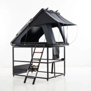 Outdoor Car Camping 4×4 Rooftop Tent Triangular Aluminum with Roof Rack