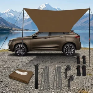 Outdoor Car Side Awning Waterproof UV Protection Camping Roof Tent Canopy for SUV Truck Van
