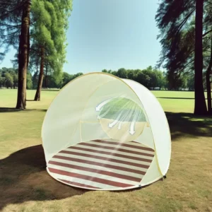 Outdoor Children’s Beach Tent for 3-4 People, Automatic Folding, Portable, Sun Protection, Breathable
