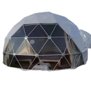 Outdoor Clear PVC Garden Camping Geodesic Dome Tent 5m Igloo Restaurant Event Hall