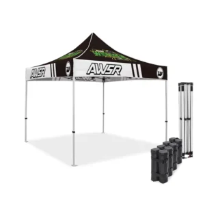 Outdoor Commercial Aluminum Folding Pop-Up Market Canopy Tent, 10×10 ft, 2×2 m, 3×3 m