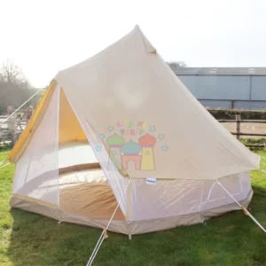 Outdoor Commercial Grade Luxury Bell Tent Waterproof Oxford Canvas Glamping Tent for Campers