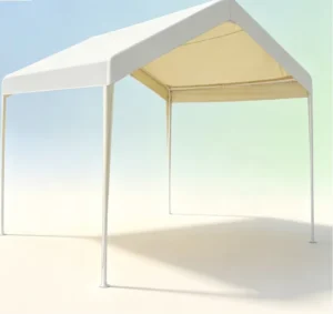 Outdoor Commercial Market Canopy Tent with Manual Setup, Sun and Rain Protection, Anti-UV Windproof Aluminum Alloy Frame