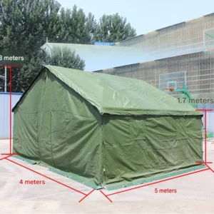 Outdoor Construction-Site Camouflage Triple-Layer Four-Season PVC-Coated 4-5 Person Rainproof Windproof Warm Tent