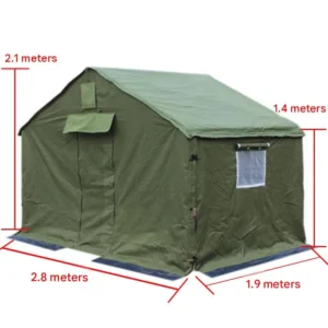 Outdoor Construction-Site Camouflage Triple-Layer Four-Season PVC-Coated 4-5 Person Rainproof Windproof Warm Tent