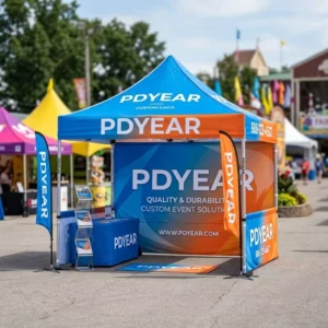 Outdoor Custom Logo Folding Canopy Gazebo Tent Trade Show Promotion