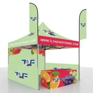 Outdoor Custom Pop-up Aluminium Steel Folding Tent for Advertising and Trade Shows with 600D Oxford Canopy