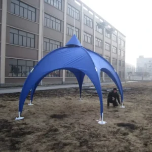 Outdoor Custom-Print Trade Show Spider Tent, 600D Polyester, Aluminum, 10x10ft 3x3m