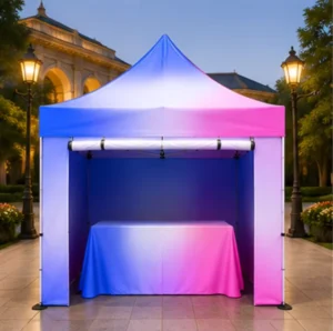 Outdoor Custom Printed Trade Show Marquee Tent, Aluminum Frame, Oxford Fabric, Folding Canopy, UV Protection
