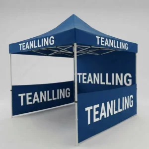 Outdoor Customized Folding Tent With 300D Oxford Fabric With PU Coating With Logo and Color Printing Advertising Tent