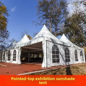 Outdoor European style Pointed Roof Tent for Exhibitions Trade Shows Auto Shows Events Wedding Celebrations Custom Made Large 5m