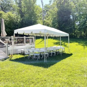 Outdoor Exhibition Canopy, West Coast Style Waterproof Classic Frame Tent for Parties and Fairs