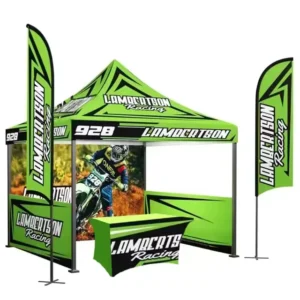 Outdoor Exhibition Tent, Four-Corner Folding Pop-up Awning, Aluminum, Double Oxford, Waterproof, 3x3m