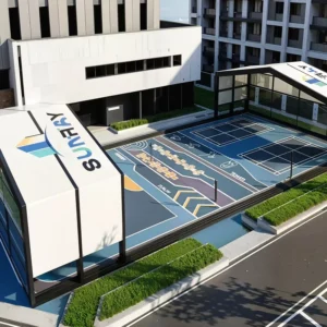 Outdoor Exhibition Waterproof UV-Resistant Heavy-Duty Commercial Aluminum Retractable Sports Canopy Tent