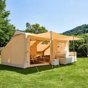 Outdoor Family Camping Extend Cotton Pole Coody Glamping House Tents South Africa air Tent Inflatable Camping