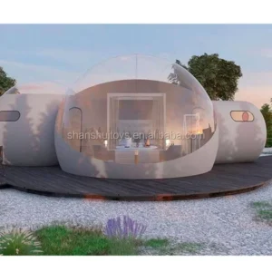 Outdoor Family Camping PVC Inflatable Bubble Tent 6m Diameter Customizable Size