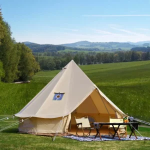 Outdoor Family Glamping Yurt Tent Two Type Mode Canopy Tent Waterproof Luxury Four season 8 10 People Cotton JW Camping