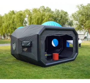 Outdoor Fast Inflatable Space Capsule Tent Waterproof PVC Columns Oxford Fabric Four season for Camping