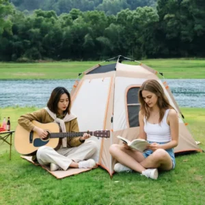 Outdoor Festival Camping Tent Waterproof Oxford Fabric Windproof Rainproof Family Shelter Tent