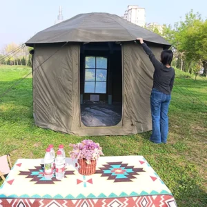 Outdoor Festival Event Tent Yurt Inflatable Tent Round Camping Air Tent