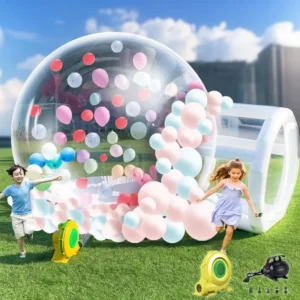 Outdoor Foldable Transparent Dome Bounce Tent Jumping Castle Inflatable Bubble House for Kids