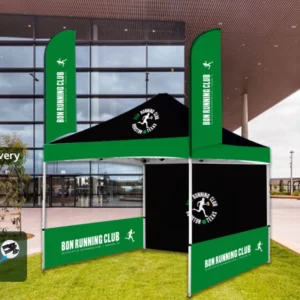 Outdoor Folding Aluminum Canopy Tent, Waterproof, Fire Retardant, UV Resistant, Exhibition Event Marquee